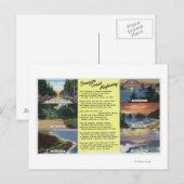 Langs de Oregon Coast Highway met een gedicht Briefkaart (Voorkant / Achterkant)