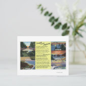 Langs de Oregon Coast Highway met een gedicht Briefkaart (Staand voorkant)