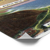 Langs de Oregon Coast Highway met een gedicht Poster (Hoek)