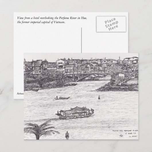 Langs de Perfume Briefkaart (Voorkant / Achterkant)