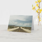 Langs de rechte weg door het Mexicaanse landschap  Kaart (Gele Bloem)
