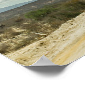 Langs de rechte weg door het Mexicaanse landschap  Poster (Hoek)