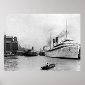 Langs de rivier, Buffalo, N.Y.: 1905 Poster (Voorkant)