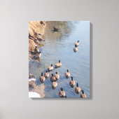 Langs de rivier canvas afdruk (Voorkant)