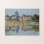langs de rivier de Vernon Monet Fine Art Legpuzzel (Horizontaal)