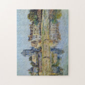 langs de rivier de Vernon Monet Fine Art Legpuzzel (Verticaal)