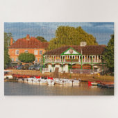 langs de rivier Stratford Upon Avon, Engeland Legpuzzel (Horizontaal)
