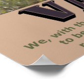 Langs de Rocky Path (waarde) Poster (Hoek)