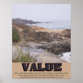 Langs de Rocky Path (waarde) Poster (Voorkant)