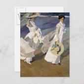 Langs de Seashore, 1909 Briefkaart (Voorkant / Achterkant)