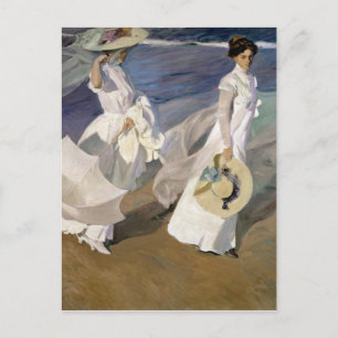 Langs de Seashore, 1909 Briefkaart