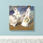 Langs de Seashore, 1909 Canvas Afdruk (Insitu (Houten vloer))