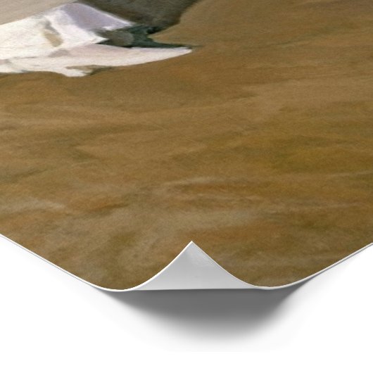 Langs de Seashore, 1909 Poster (Hoek)