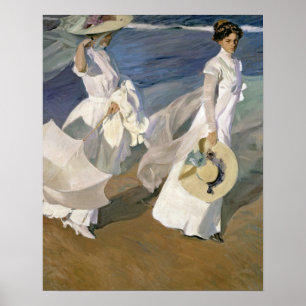 Langs de Seashore, 1909 Poster