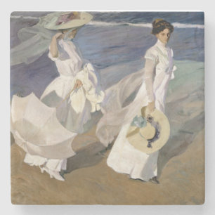 Langs de Seashore, 1909 Stenen Onderzetter