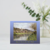 Langs de Seine door Louis Aston Knight Briefkaart (Staand voorkant)