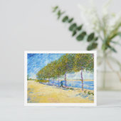 Langs de Seine door Vincent Van Gogh Briefkaart (Staand voorkant)