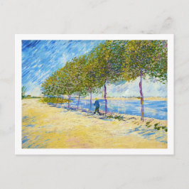 Langs de Seine door Vincent Van Gogh Briefkaart