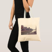 Langs de Seine lopen de hond Tote Bag (Voorkant (product))