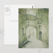 langs de straten briefkaart (Voorkant / Achterkant)