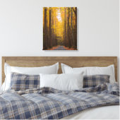Langs de weg canvas afdruk (Insitu (Slaapkamer))