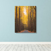 Langs de weg canvas afdruk (Insitu (Houten vloer))