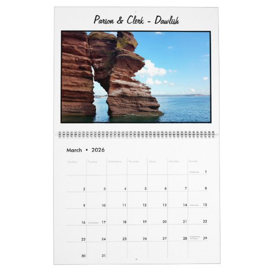 Langs de zuidkust van Devon - Fotografie Kalender (Mar 2026)