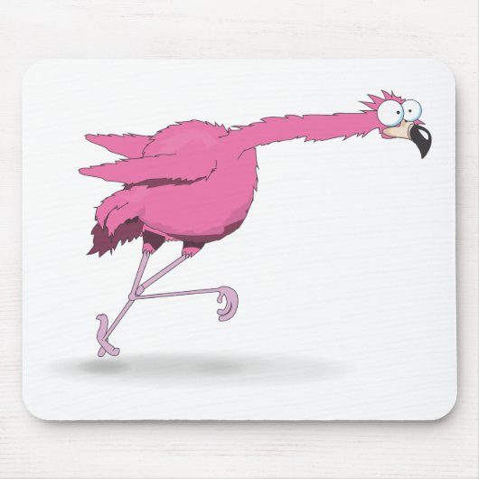Langs Flamingo lopen Muismat (Voorkant)