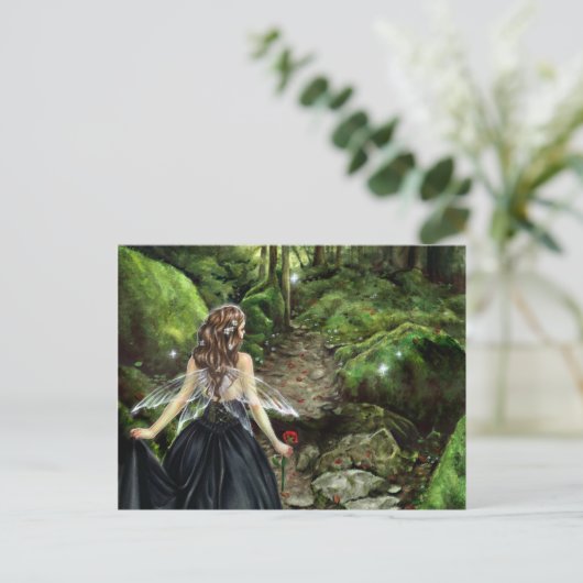 Langs het Briefkaart van de Weg van het Woud (Staand voorkant)