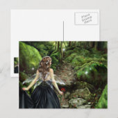 Langs het Briefkaart van de Weg van het Woud (Voorkant / Achterkant)