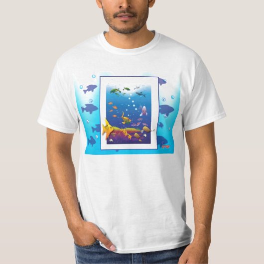 Langs het Great Barrier Reef (2) T-shirt (Voorkant)