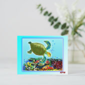 Langs het Great Barrier Reef Briefkaart (Staand voorkant)