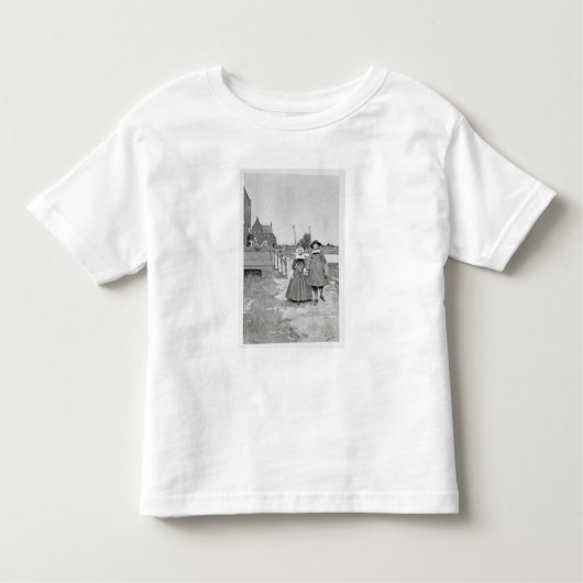 Langs het Kanaal in het Oude Manhattan Kinder Shirts (Voorkant)