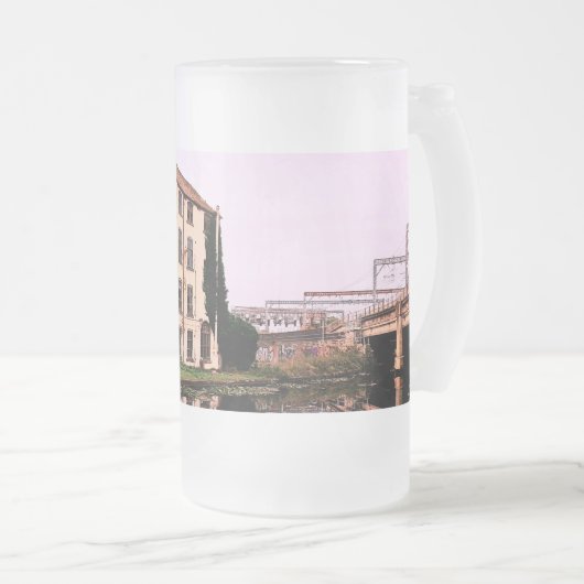 Langs het kanaal, Leeds Matglas Bierpul (Voorkant rechts)