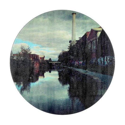 Langs het kanaal snijplank (Voorkant)