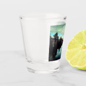Langs het kanaal wandelen shot glas (Links)