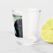 Langs het kanaal wandelen shot glas (Rechts)