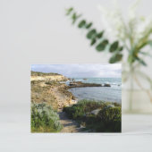 Langs het kustpad briefkaart (Staand voorkant)