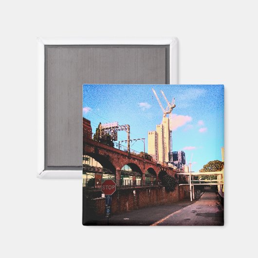 Langs het spoor magneet (Voorkant / Achterkant)