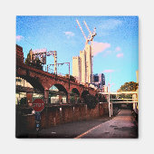 Langs het spoor magneet (Voorkant)