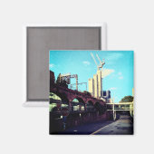 Langs het spoor magneet (Voorkant / Achterkant)