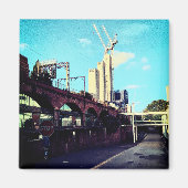 Langs het spoor magneet (Voorkant)