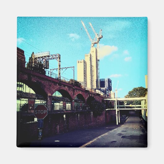 Langs het spoor magneet (Voorkant)