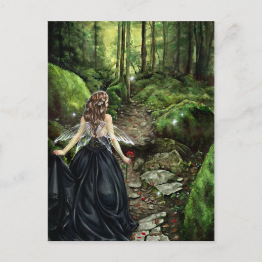 Langs het Woud Weg Briefkaart (Voorkant)