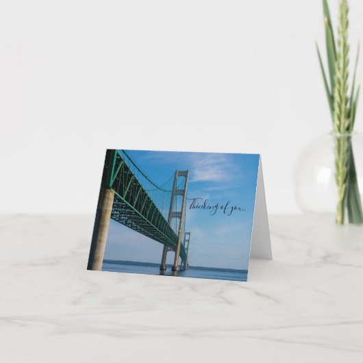 Langs Mackinac-brug Denk Aan Jou Kaart (Voorkant)