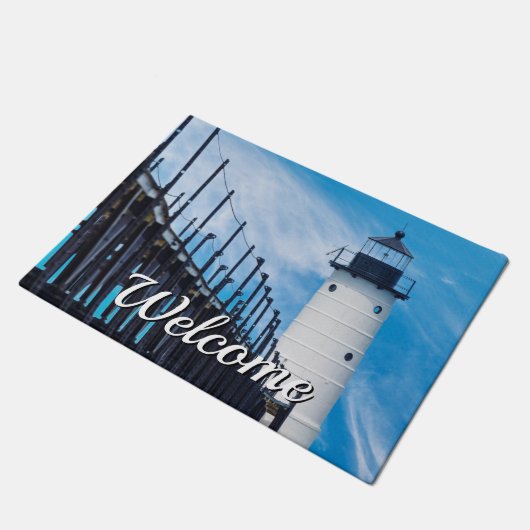 Langs Manistee Welkom Deurmat (Schuin)