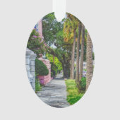 Langs Rainbow Row wandelen Ornament (voorkant)