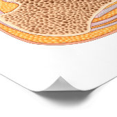 Langsdoorsnede van de menselijke voet poster (Hoek)