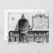 Langsdoorsnede van St. Peter's Briefkaart (Voorkant / Achterkant)