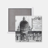 Langsdoorsnede van St. Peter's Magneet (Voorkant / Achterkant)